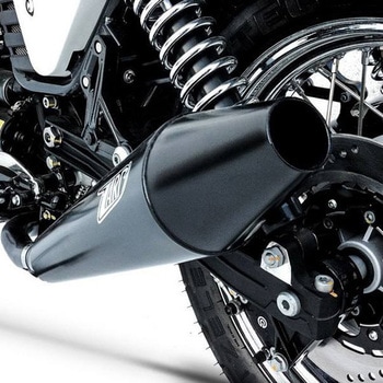 ミラーポリッシュド ステンレススチール レーシング スリップオン MOTO GUZZI V7 Cafe RACER/CAFE CLASSIC (2009-2012) ZARD (ザード)
