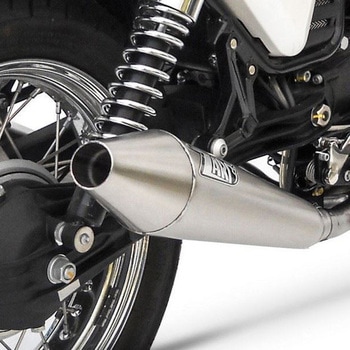ミラーポリッシュド ステンレススチール レーシング スリップオン MOTO GUZZI V7 Cafe RACER/CAFE CLASSIC (2009-2012) ZARD (ザード)