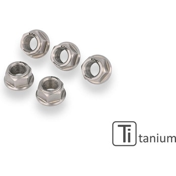 リアスプロケットナットセット M10x1.25 Titanium Titanium CNC Racing (シーエヌシーレーシング)
