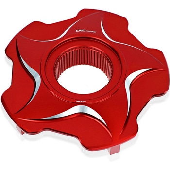 リアスプロケットフランジ MV Agusta BICOLOR Red/Silver CNC Racing (シーエヌシーレーシング)