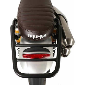 リアラック - ブラック Triumph スクランブラー 1200 XC (2019-) - HEPCO&BECKER (ヘプコ&ベッカー)