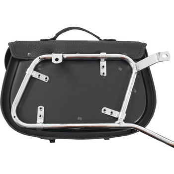 レザーシングルバッグ Ivory (アイボリー) ブラック 右 for サドルバッグ carrier HEPCO&BECKER (ヘプコ&ベッカー)