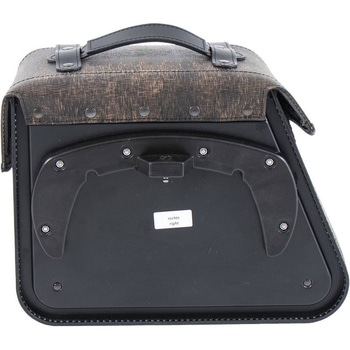 レザーシングルバッグ Rugged (ラッグド ) ブラウン 右 C-Bow シーボウホルダー HEPCO&BECKER (ヘプコ&ベッカー)