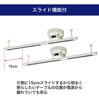 ライティングレール本体 シーリング型 リモコン式 レール長0.6m アイボリー ELPA