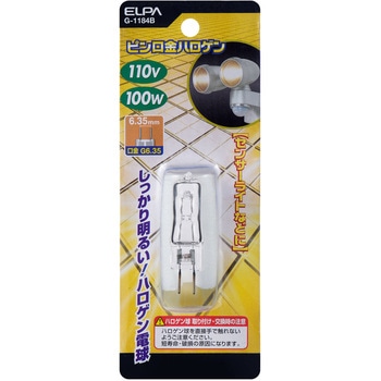 ピン口金ハロゲン ELPA