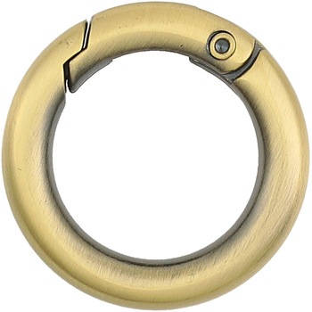 No.136 キャストカラビナ 25mm ニッケル 蝶屋物産