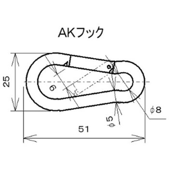 強力マグネットリング 角型 滑り止めゴム・フック付 ラクテム