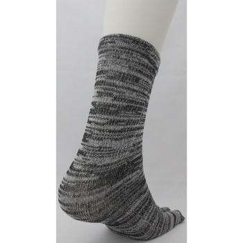 「絹が一番」5本指靴下 3足組 杢 ハヤシ[靴下]