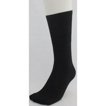 「絹が一番」先丸靴下 3足組 黒 大寸 ハヤシ[靴下]