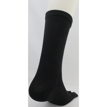 「超純綿」5本指靴下3足組黒大寸 - ハヤシ[靴下]