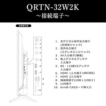テレビ 32型 液晶テレビ ハイビジョン YAMAZEN(山善)