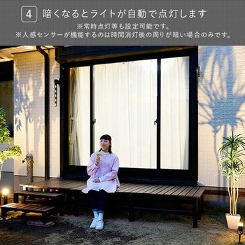 ガーデンライト 人感センサー対応ACコントローラー 人感センサーコード付き  ガーデントワイライト YAMAZEN(山善)