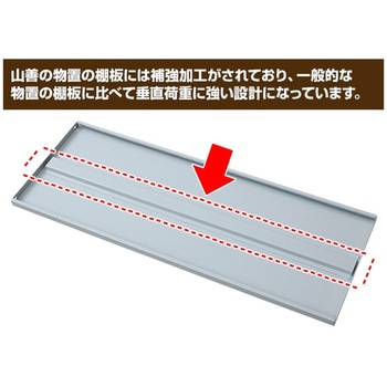 スチール収納庫 物置き 幅92 奥行49 高さ83 YAMAZEN(山善)