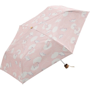 晴雨兼用55cmミニ耐風強化骨ピンク スギハラ