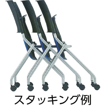 ミーティングチェア(スタッキング)4本脚肘なしタイプ TOKIO(藤沢工業)