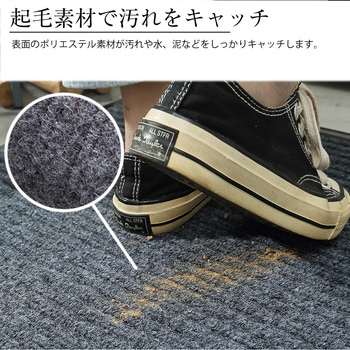 屋内用マット 60×90cm 吸水 防汚 滑り止め 家庭・業務兼用 - メディアカバーマーケット