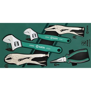 モンキーレンチ・プライヤー・ペンチセット SATA