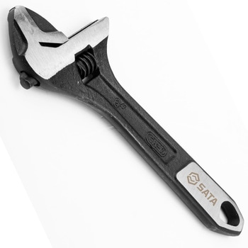 広口モンキーレンチ 黒染 SATA