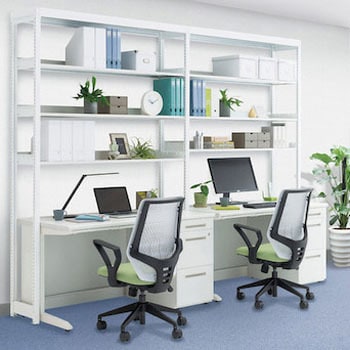 デスク書架単体 トヨスチール(トヨセット)