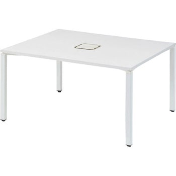 NTS-1214NTWW ���[�N�e�[�u�� �A�W���X�^�[�^�C�v �g���X�`�[��(�g���Z�b�g) �z���C�g�F ����720mm�Ԍ�1200mm���s1400mm  NTS-1214NTWW 65072414