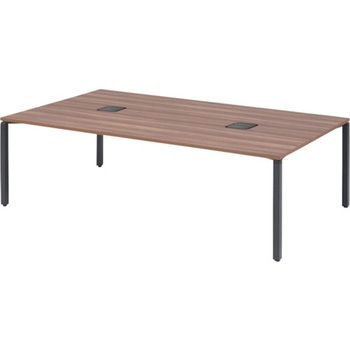 NTS-2414NTMB ���[�N�e�[�u�� �A�W���X�^�[�^�C�v �g���X�`�[��(�g���Z�b�g) ���J�u���E��/�u���b�N�F ����720mm�Ԍ�2400mm���s1400mm  NTS-2414NTMB 65072457