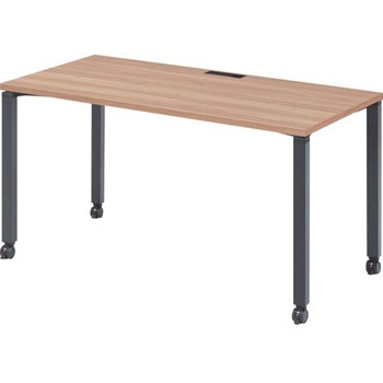 NTS-147HCNB �Жʃ��[�N�e�[�u�� �L���X�^�[ �g���X�`�[��(�g���Z�b�g) �i�`�������u���E��/�u���b�N�F ����720mm�Ԍ�1400mm���s700mm  NTS-147HCNB 65073270