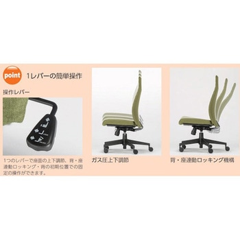 ACSチェア 肘無 トヨスチール(トヨセット)