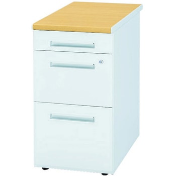 脇デスク(3段) 50Sシリーズ トヨスチール(トヨセット)