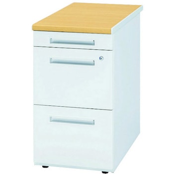 脇デスク(3段) 50Sシリーズ トヨスチール(トヨセット)