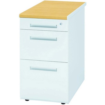 脇デスク(3段) 50Sシリーズ トヨスチール(トヨセット)