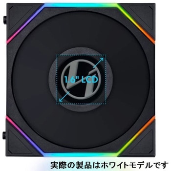 液晶付き120mmPWMリバースケースファン LIAN LI