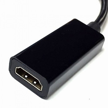 HDMI(メス)-MiniDisplayPort(オス)変換ケーブル 15cm エスエスエーサービス