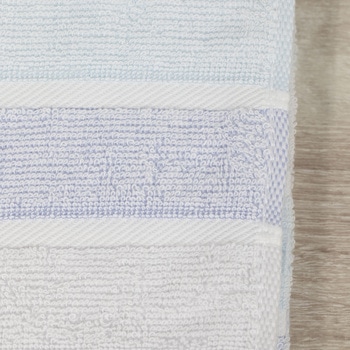 カラーレイズ フェイスタオル ブルー マツイコーポレーション