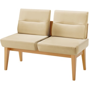 ロビーチェア レフィナ 2人用 R無肘無ロータイプ (配送・組立サービス付き) コクヨ