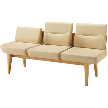 ロビーチェア レフィナ 3人用 右R肘無ロータイプ (配送・組立サービス付き) コクヨ