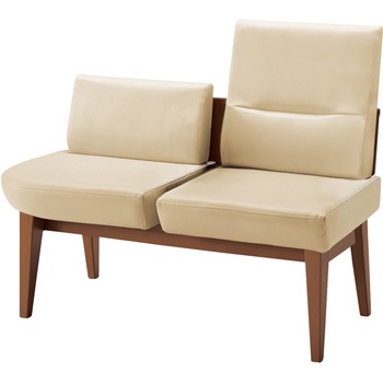 ロビーチェア レフィナ 2人用 右R肘無ミドルタイプ (配送・組立サービス付き) コクヨ