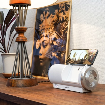 防水×スマホQi充電Bluetoothスピーカー ANABAS