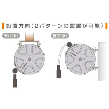 耐火花性エアーホースリール(S-Series) 三協リール