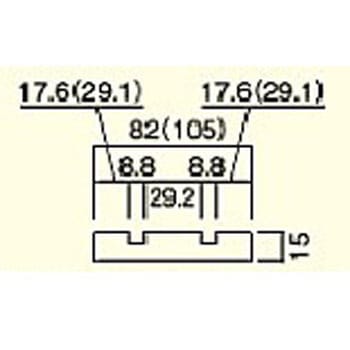 引違い戸用敷居N型(固定枠113幅用) ウッドワン