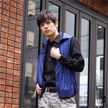 冷感保冷剤付 空調付きベスト+USB空調モバイルセット - OKACHO