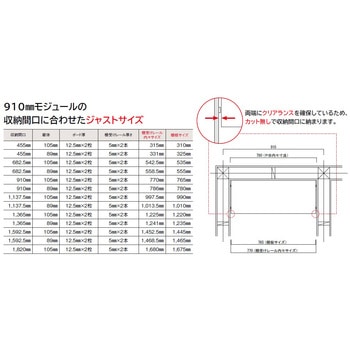 白無地の棚板(厚み20mm 糸面) ウッドワン