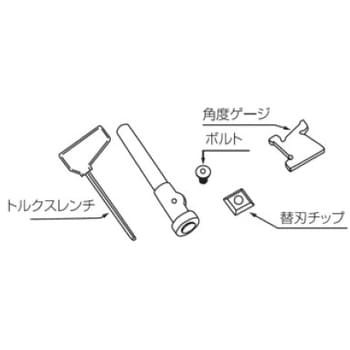 880-3315-400 替刃式 エース 傾斜目地払いビット トリマー用 1本 兼房