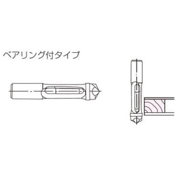 替刃式 エース フラッシュビット ベアリング付タイプ 兼房 木工用