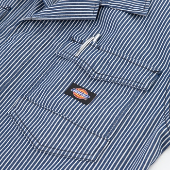 ライト ストレッチヒッコリー 半袖ツナギ Dickies(ディッキーズ)