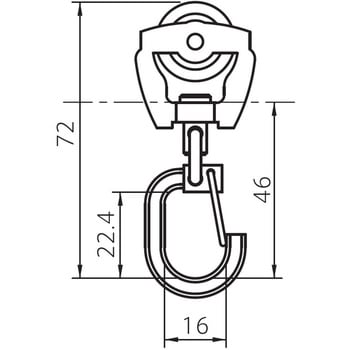 Z-40・ST-40用TフックランナーS フェデポリマーブル