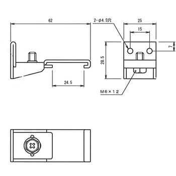 大型カーテンレール ST-30工事用セット(Qフックランナー正面付タイプ