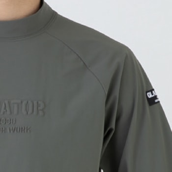 冷感ストレッチモックネック長袖シャツ GLADIATOR