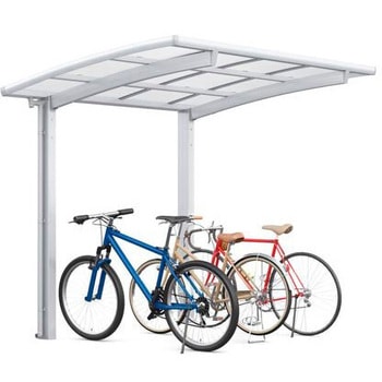 サイクルポート ネスカRミニ標準柱(ラウンド屋根タイプ) トステム(LIXIL)