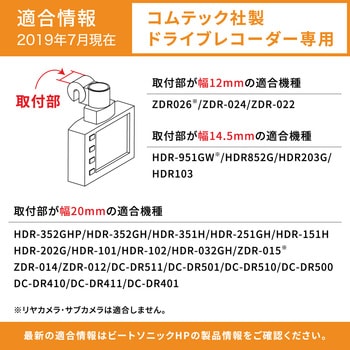 ドライブレコーダー専用スタンド Beat-Sonic