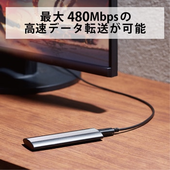 USBケーブル 2.0 タイプC USB-C PS5対応 PD対応 コントローラー充電 RoHS指令準拠(10物質) ブラック エレコム